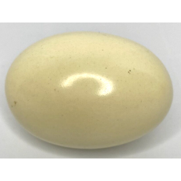 Vintage Ceramic Miniature Light Yellow Decorative Easter Egg SKU PB188-11 - Picture 2 of 3